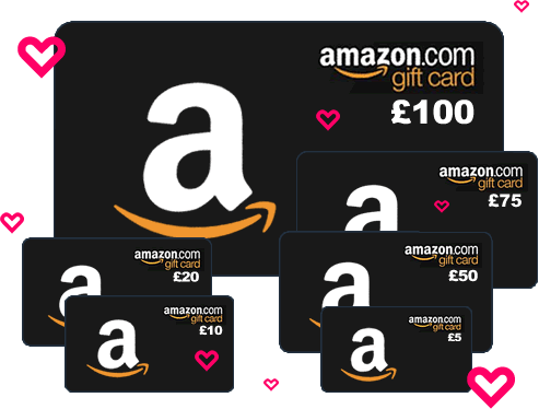 Amazon gift vouchers worth up to £100