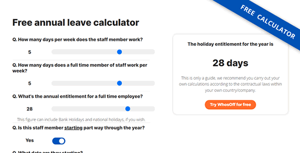 3 dilemmas you can solve with a staff holiday calculator