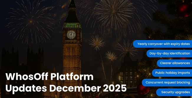WhosOff December 2025 - The updates that make for a better Christmas and New Year