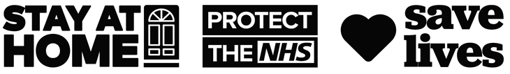 Stay at home, Protect the NHS, Save lives