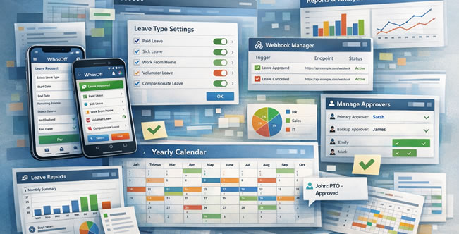 WhosOff platform updates Spring 2026, more flexibility for you
