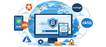 Enhanced security features, from MFA, SSO integrations, optional upgraded login and password rules