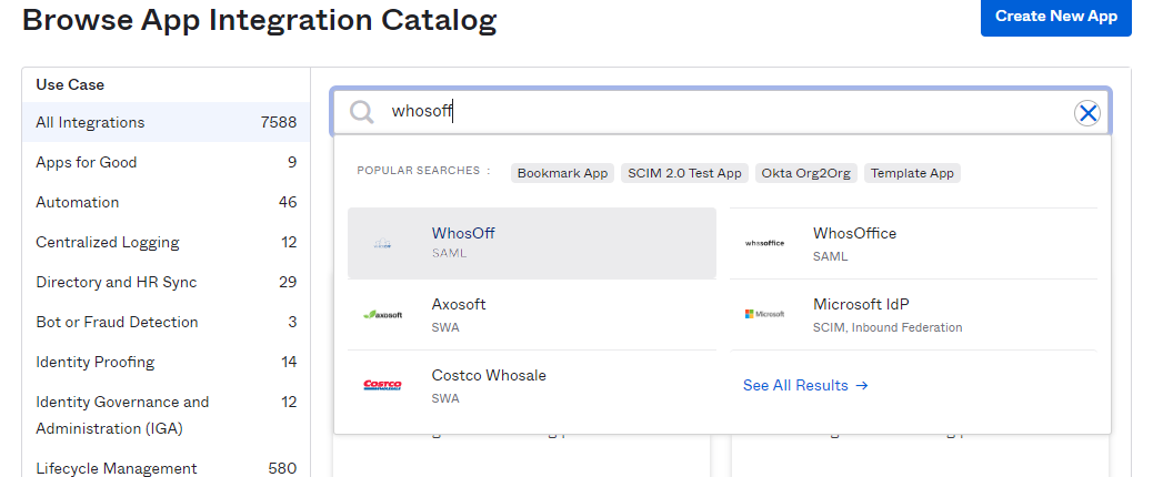 Find and add WhosOff from the app store